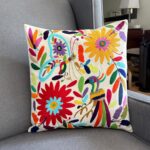 funda artesanal tenango para cojín